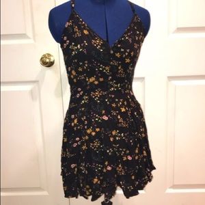 AEO Black Halter Dress